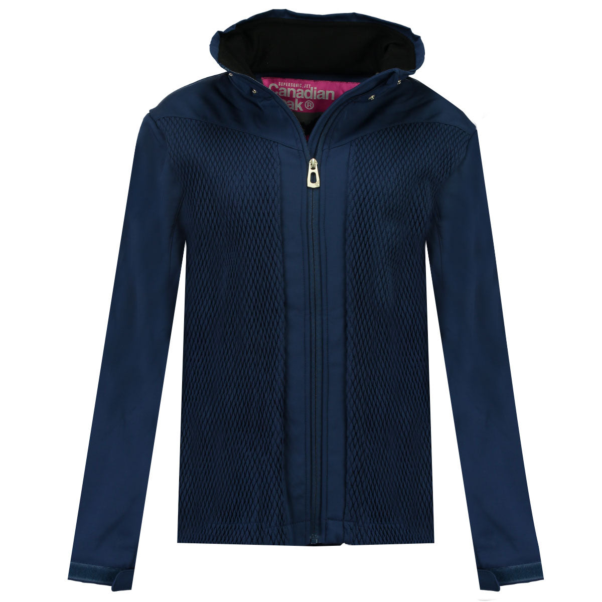 Canadian Peak Turna Lady - Veste Femme Softshell Capuche Impermeable - Manteau Polaire Blouson Coupe Vent Resistant Travail