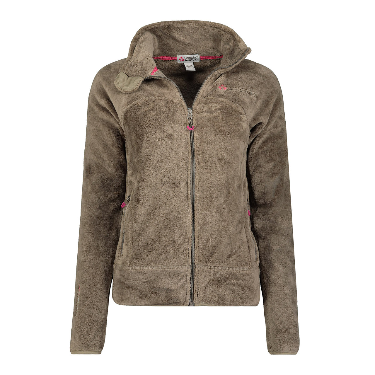 Geographical Norway Udilas Lady - Polaire Fine Femme Chaude Fermeture Zip - Veste Automne Hiver Printemps Chaud Femmes