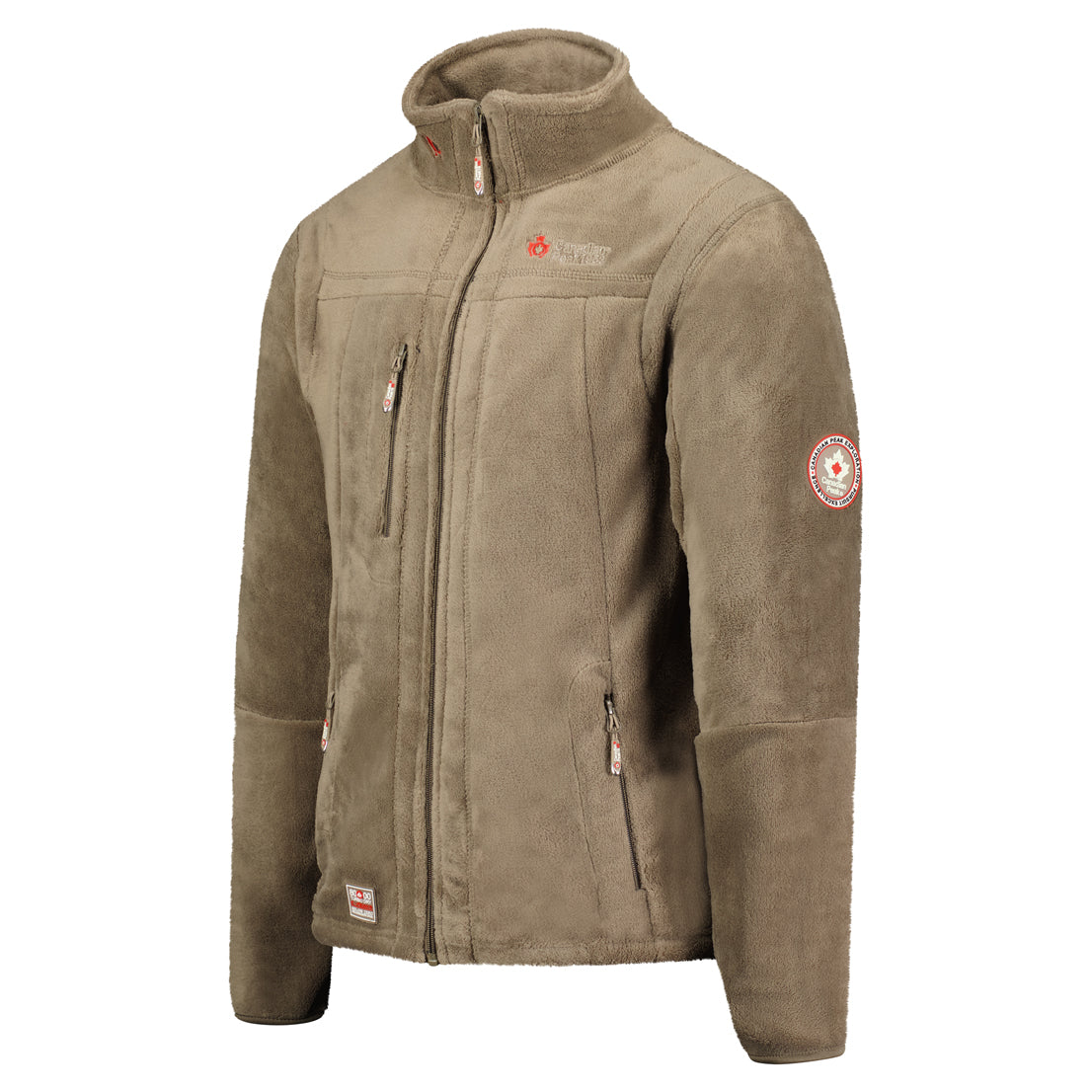 Canadian Peak Uploadeak Men - Polaire Epaisse Homme Chaude Fermeture Zip - Veste Sweats Hiver Chaud Hommes Doux - Sweat Doublure Longues Manches