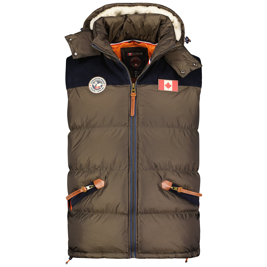 Canadian Peak Velianeak Men - Doudoune Homme Chaude Matelassee Sans Manche-Automne Hiver Printemps Ete - Veste Manteau Chaud